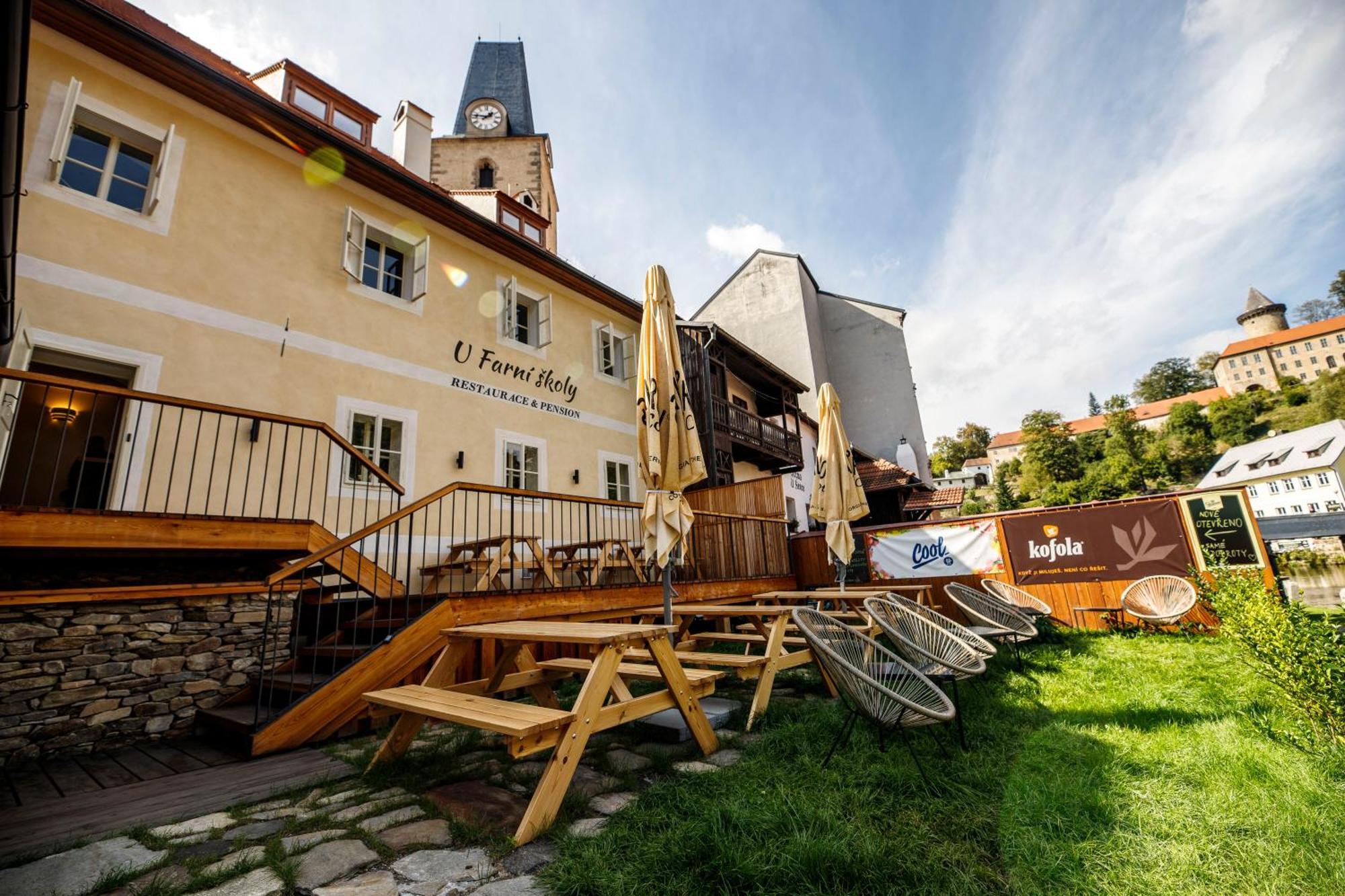 Pension U Farni Skoly Rozmberk Nad Vltavou Luaran gambar